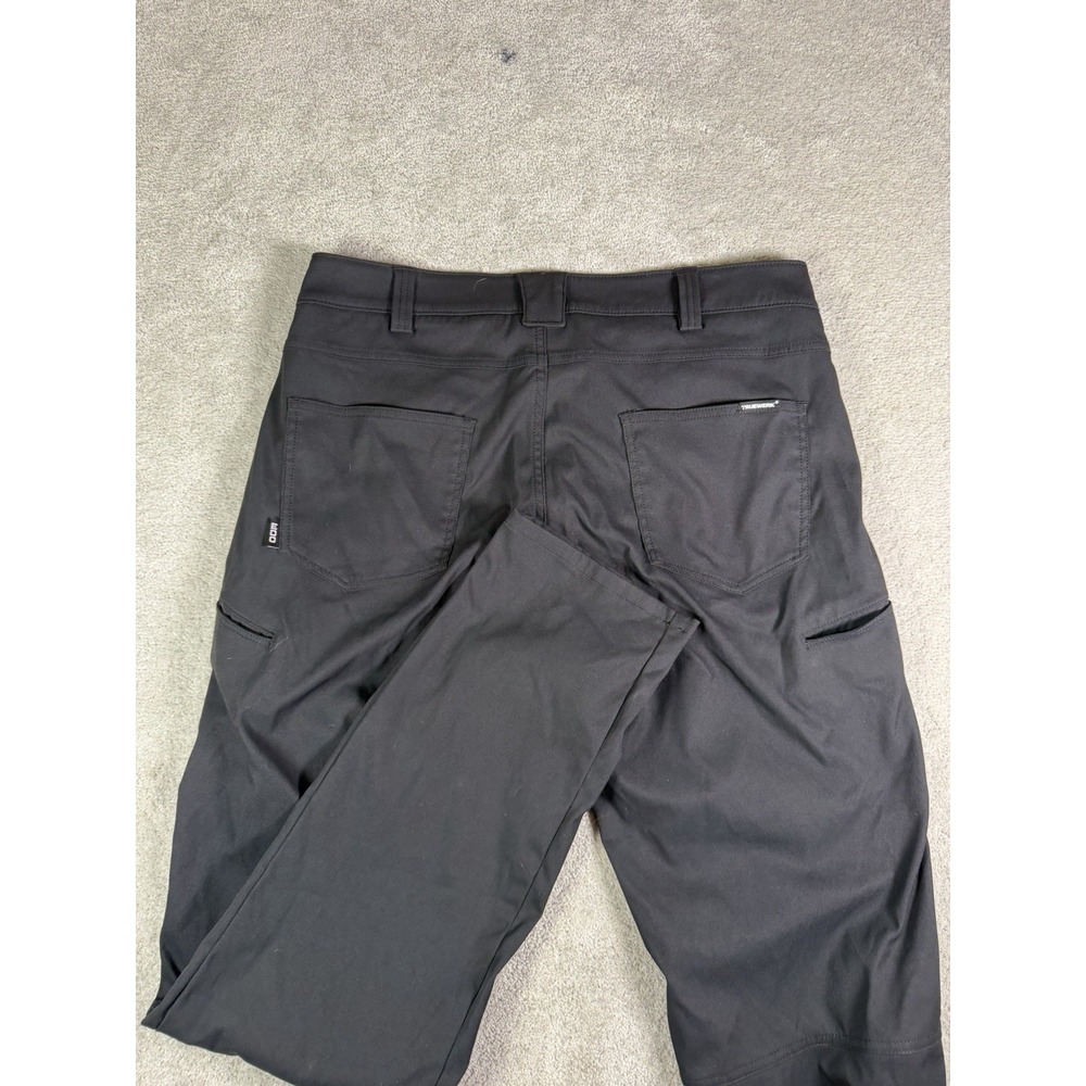Truewerk EDO Werkpant Pants Mens 36x36 Black Utility Wicking Workwear Stretch